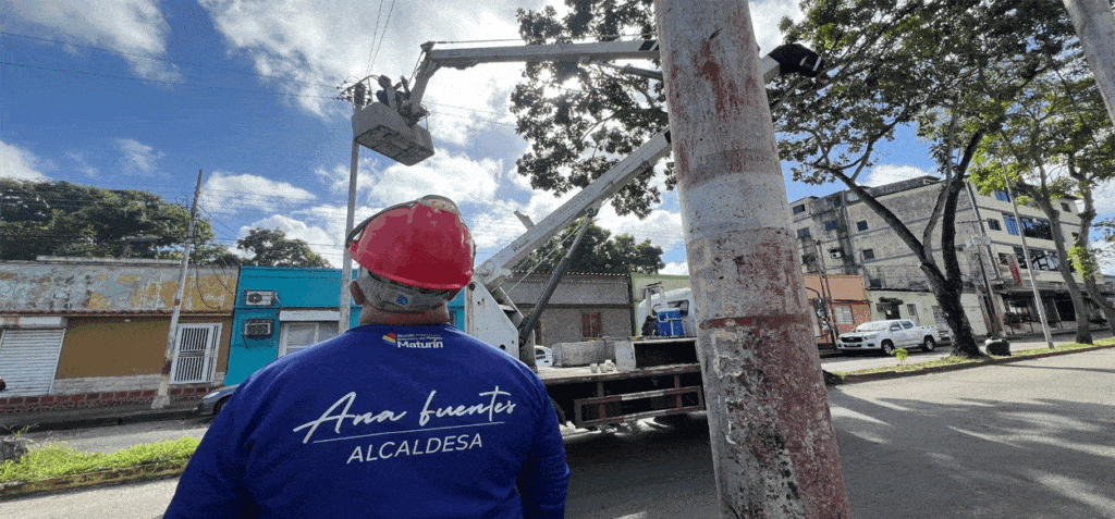 , La mairie de Maturín récupère l’éclairage public de l’avenue Rojas